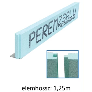 Thermobord-25 (1,25 m) hőszigetelt koszorú és lemez-szél zsalu